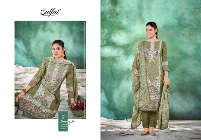 Tania Vol 3 By Zulfat Handwork Cotton Printed Dress Material Collection
